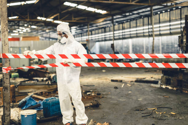 Professional Biohazard technician working in Lenox, IA
